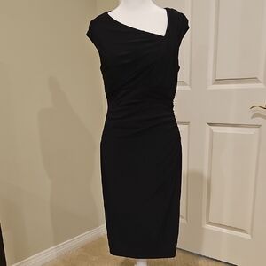 Lauren Ralph Lauren One Shoulder Black Dress